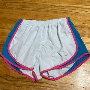 White Womens Nike Tempo Dri-fit Shorts